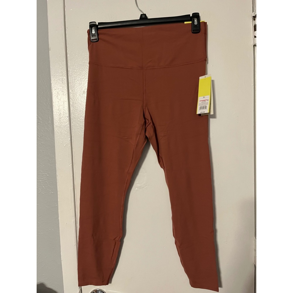 All in Motion Everyday Soft Ultra High Rise 7/8 Leggings Rust Brown XL NWT
